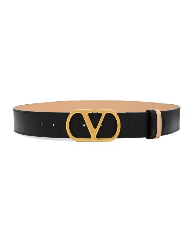 Reversible VLogo Signature Signature Leather Belt, 40mm