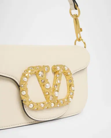 Valentino Garavani Loco Studded VLOGO Small Leather Shoulder Bag | Thumbnail 6 Valentino Garavani Loco Studded VLOGO Small Leather Shoulder Bag | Thumbnail 6
