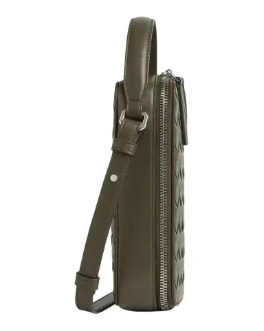 Bottega Veneta Men's Getaway Leather Crossbody Phone Pouch | Thumbnail 1 Bottega Veneta Men's Getaway Leather Crossbody Phone Pouch | Thumbnail 1