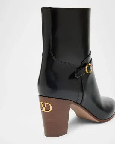 Valentino Garavani Pattie Leather Buckle Ankle Boots | Thumbnail 3 Valentino Garavani Pattie Leather Buckle Ankle Boots | Thumbnail 3