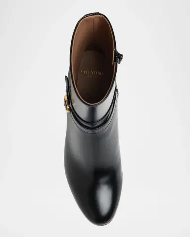 Valentino Garavani Pattie Leather Buckle Ankle Boots | Thumbnail 4 Valentino Garavani Pattie Leather Buckle Ankle Boots | Thumbnail 4