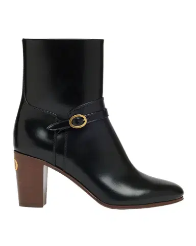 Valentino Garavani Pattie Leather Buckle Ankle Boots | Thumbnail 1 Valentino Garavani Pattie Leather Buckle Ankle Boots | Thumbnail 1