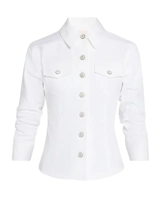 Cinq a Sept Canyon Scrunched Denim Jacket