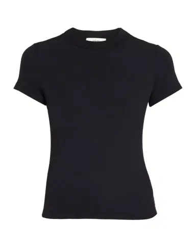 Frame Ribbed Crewneck Baby Tee | Thumbnail 1