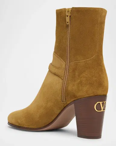 Valentino Garavani Pattie Suede Buckle Ankle Boots | Thumbnail 2 Valentino Garavani Pattie Suede Buckle Ankle Boots | Thumbnail 2