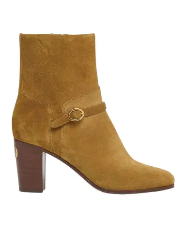 Valentino Garavani Pattie Suede Buckle Ankle Boots | Thumbnail 1 Valentino Garavani Pattie Suede Buckle Ankle Boots | Thumbnail 1