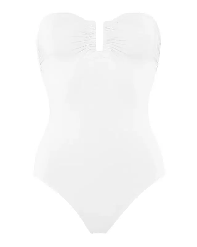Cassiopee Strapless U-Hardware One-Piece Swimsuit