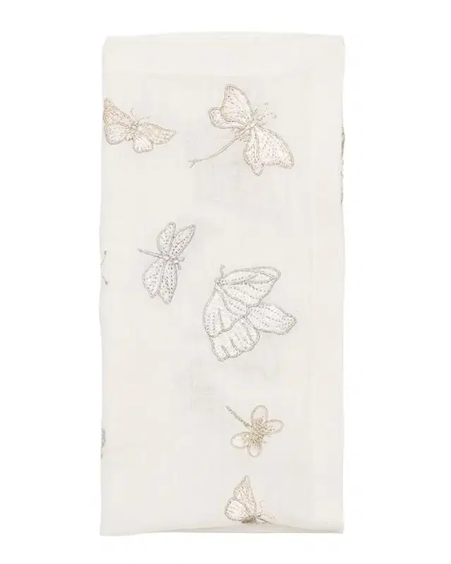 Kim Seybert Monarch Garden Linen Napkin