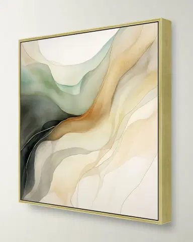 Prestige Arts "Guilded Greens 4" Framed Giclee | Thumbnail 2 Prestige Arts "Guilded Greens 4" Framed Giclee | Thumbnail 2