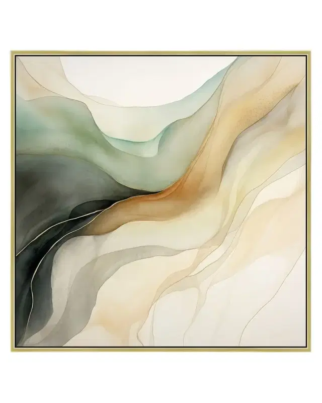 Prestige Arts "Guilded Greens 4" Framed Giclee