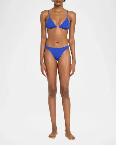 Eres Fripon Solid Low-Rise Hipster Bikini Bottoms | Thumbnail 2