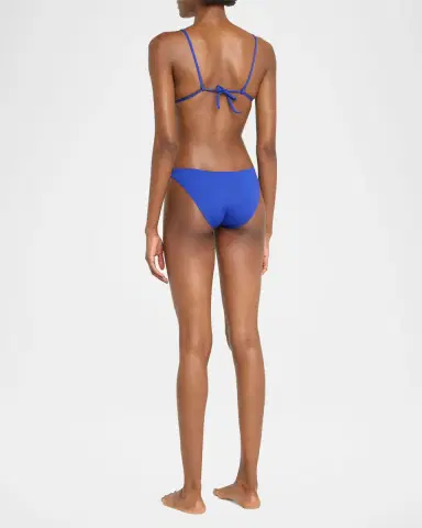 Eres Fripon Solid Low-Rise Hipster Bikini Bottoms | Thumbnail 3