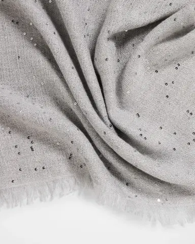 Brunello Cucinelli Cashmere-Blend Speckled Scarf | Thumbnail 4