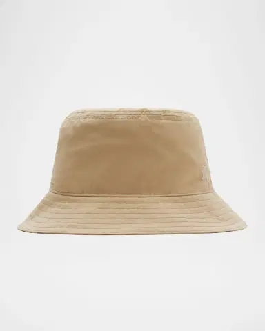 Burberry Gabardine Reversible Check-Print Bucket Hat | Thumbnail 2