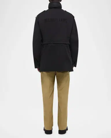 Helmut Lang Men's Field Jacket with Stowaway Hood | Thumbnail 3 Helmut Lang Men's Field Jacket with Stowaway Hood | Thumbnail 3