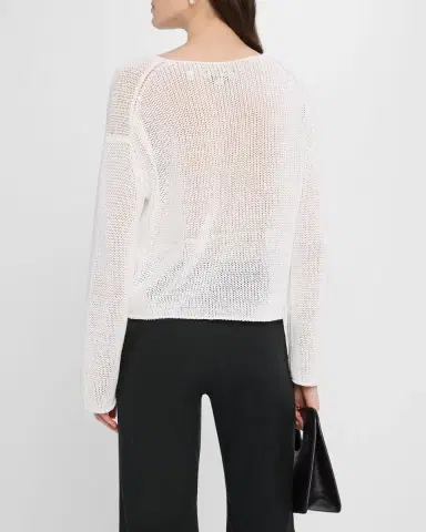 Vince Coated Cotton Pullover | Thumbnail 3
