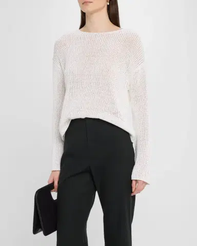 Vince Coated Cotton Pullover | Thumbnail 4