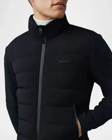 Mackage Men 's Haney-City Hybrid Light Down Jacket | Thumbnail 5 Mackage Men 's Haney-City Hybrid Light Down Jacket | Thumbnail 5
