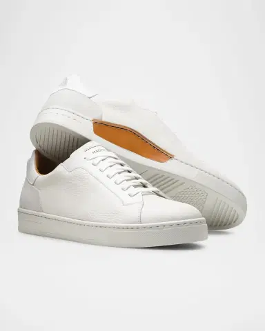 Magnanni Men's Amadeo Tumbled Leather Low-Top Sneakers | Thumbnail 5 Magnanni Men's Amadeo Tumbled Leather Low-Top Sneakers | Thumbnail 5
