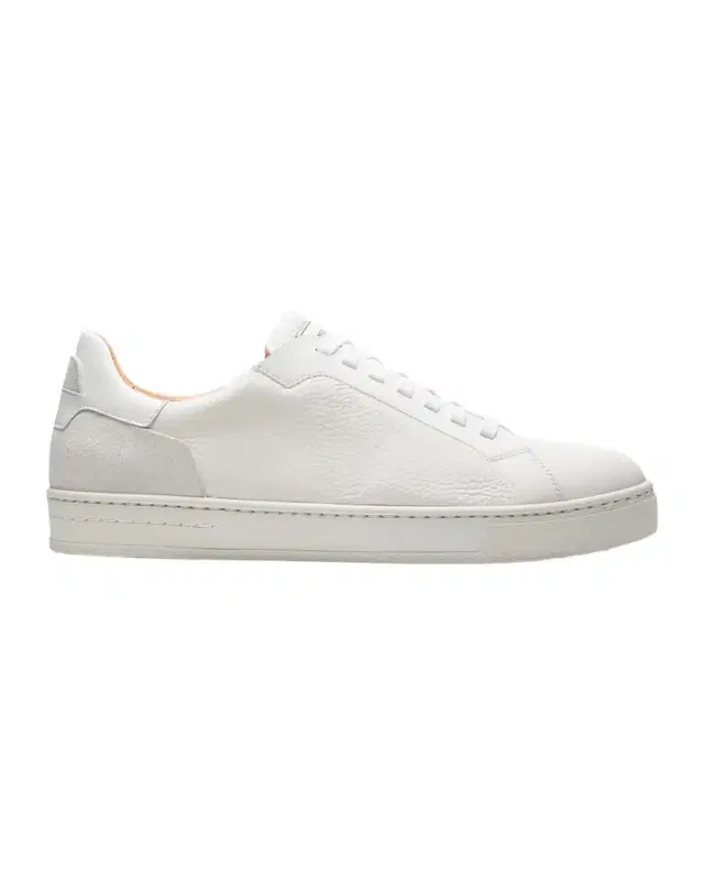 Magnanni Men's Amadeo Tumbled Leather Low-Top Sneakers
