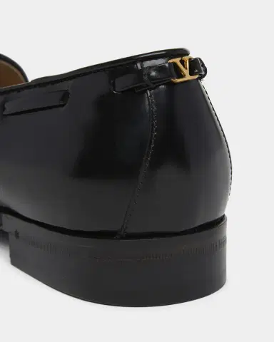 Valentino Garavani Men's Bowshire Leather Loafers | Thumbnail 5