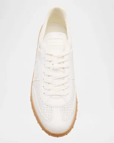 Valentino Garavani Men's Upvillage Perforated Napa Leather Low-Top Sneakers | Thumbnail 6 Valentino Garavani Men's Upvillage Perforated Napa Leather Low-Top Sneakers | Thumbnail 6
