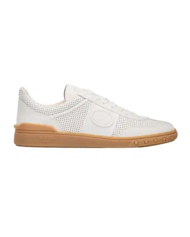 Valentino Garavani Men's Upvillage Perforated Napa Leather Low-Top Sneakers | Thumbnail 1 Valentino Garavani Men's Upvillage Perforated Napa Leather Low-Top Sneakers | Thumbnail 1