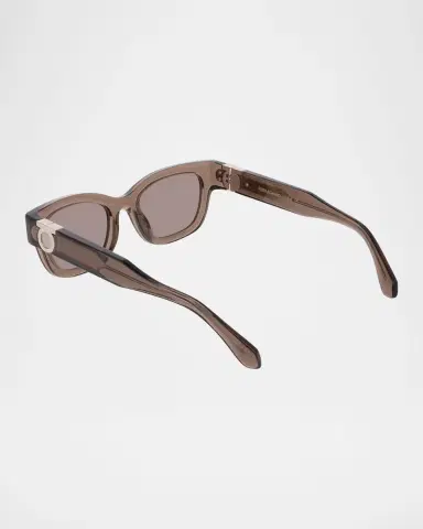 Ferragamo Gancino Rectangle Acetate Sunglasses | Thumbnail 2 Ferragamo Gancino Rectangle Acetate Sunglasses | Thumbnail 2