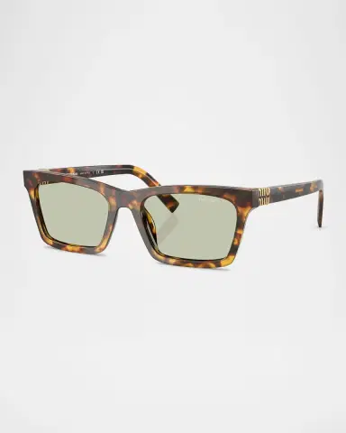 Miu Miu MUA05S Rectangular Acetate Sunglasses | Thumbnail 3