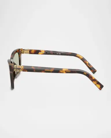 Miu Miu MUA05S Rectangular Acetate Sunglasses | Thumbnail 4