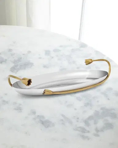 L 'Objet Deco Leaves Large Tray | Thumbnail 1