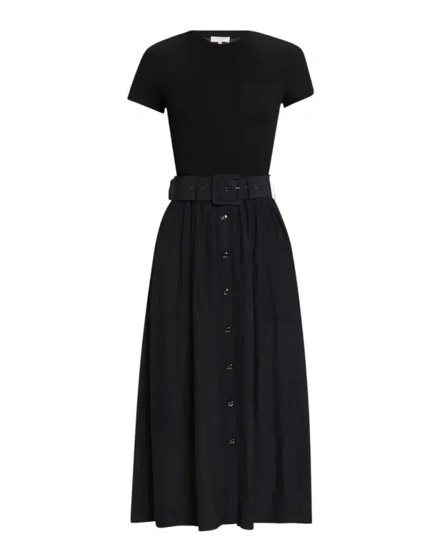 Ramy Brook Sylvie Belted Midi Dress