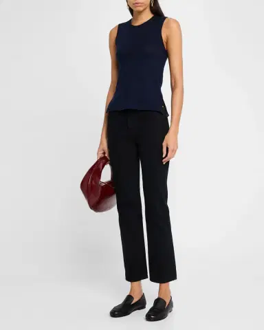 MAJESTIC FILATURES Machine-Washable Cashmere Sleeveless Sweater | Thumbnail 2