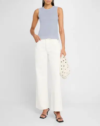 MAJESTIC FILATURES Machine-Washable Cashmere Sleeveless Sweater | Thumbnail 2