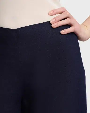 Ralph Lauren Collection Daria Linen Wide-Leg Pants | Thumbnail 5