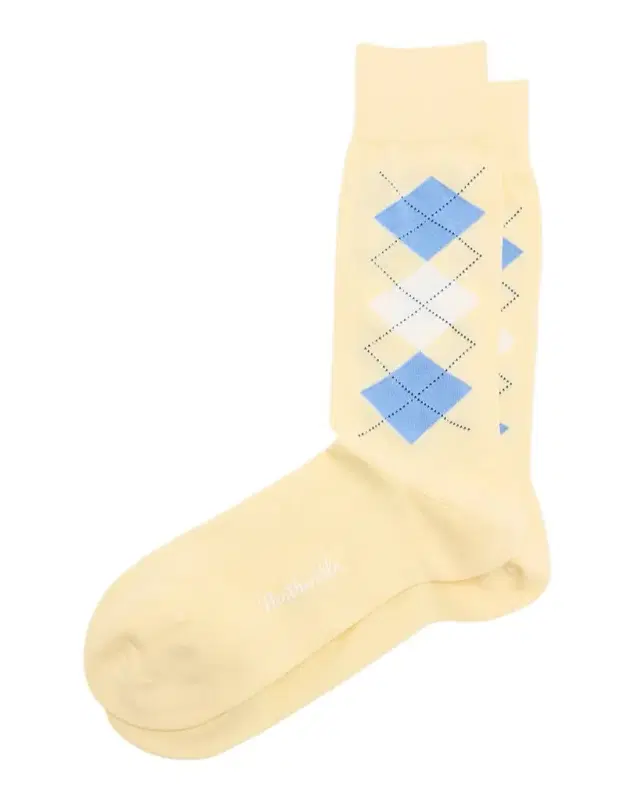 Pantherella Men 's Irwin Egyptian Cotton Argyle Crew Socks