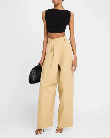 A.L.C. Mae Cropped High-Neck Top | Thumbnail 2