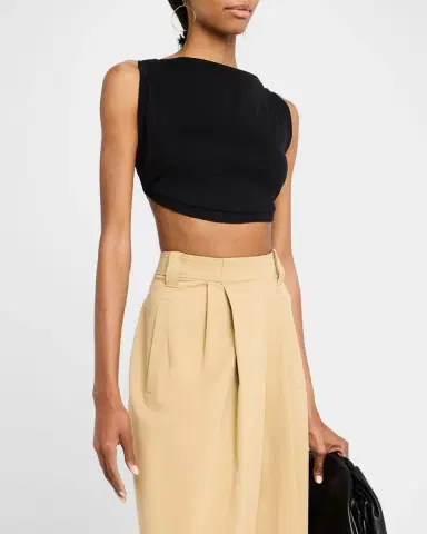 A.L.C. Mae Cropped High-Neck Top | Thumbnail 4