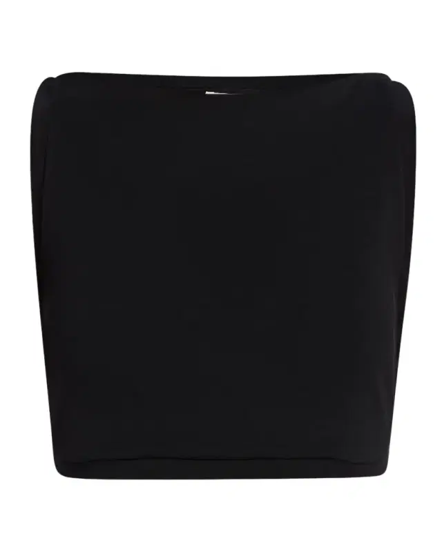 Mae Cropped High-Neck Top