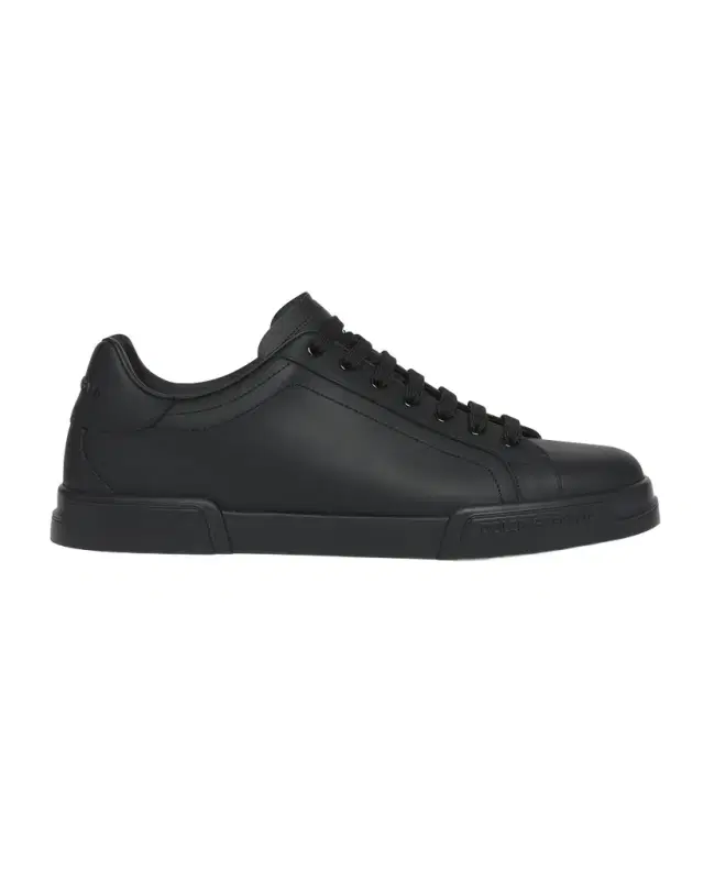 Men 's Portofino Calfskin Low-Top Sneakers