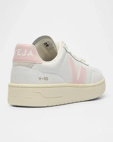 Veja V-90 Bicolor Low-Top Sneakers | Thumbnail 4