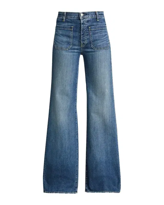 Nili Lotan Florence Denim Flare Jeans