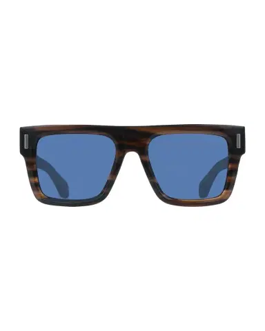 Ferragamo Men's Rivets Acetate Square Sunglasses | Thumbnail 1
