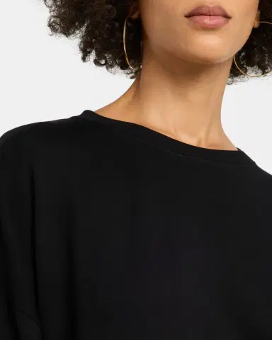 MAJESTIC FILATURES French Terry Crewneck Pullover | Thumbnail 5 MAJESTIC FILATURES French Terry Crewneck Pullover | Thumbnail 5