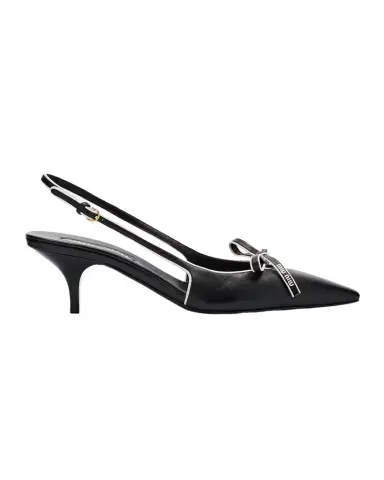 Miu Miu Nappa Leather Bow Slingback Pumps | Thumbnail 1