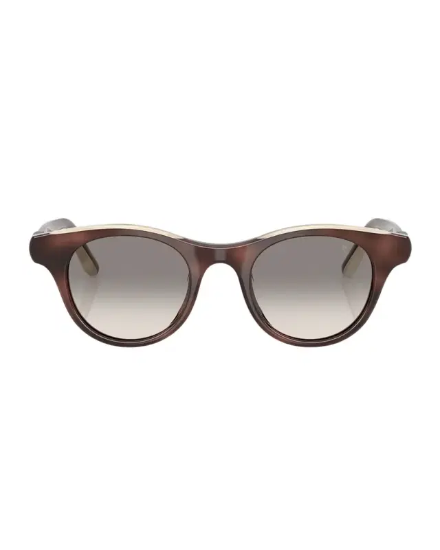 Brunello Cucinelli Acetate Round Sunglasses