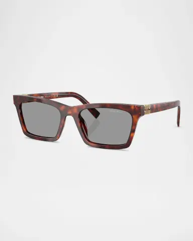 Miu Miu MUA05S Rectangular Acetate Sunglasses | Thumbnail 3