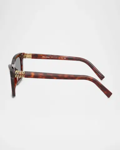 Miu Miu MUA05S Rectangular Acetate Sunglasses | Thumbnail 4