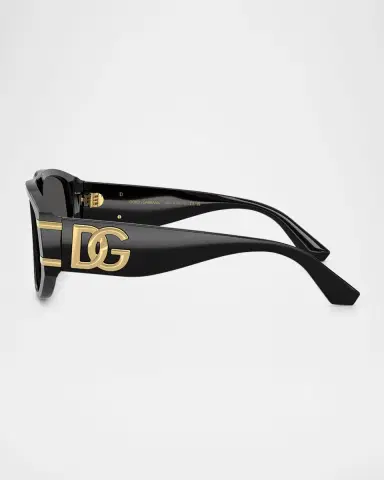 Dolce & Gabbana DG4499 Aviator Acetate Sunglasses | Thumbnail 2