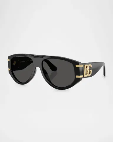 Dolce & Gabbana DG4499 Aviator Acetate Sunglasses | Thumbnail 3